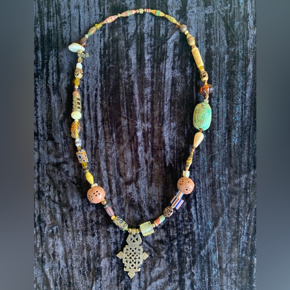 World Tribe Ethiopian Cross Necklace - Picture 4 of 4